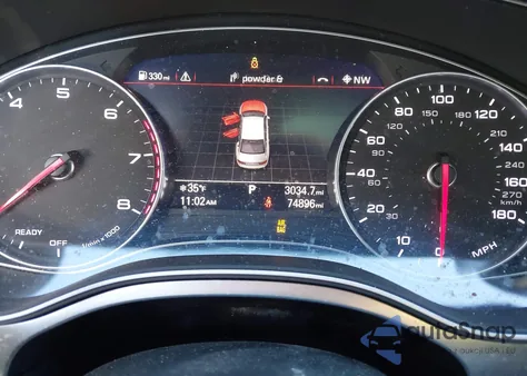 2016 Audi A6 3.0T Premium Plus from USA, damaged, VIN WAUHGAFC2GN102111